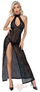 Long sexy dress - F288 Noir Handmade Dress Long, size S