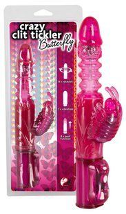 Hi-tech вібратор - Crazy clit tickler butterfly 61325828400000 фото