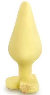 Anal plug - Play with Me Naughty Candy Heart Fill Me - Yellow T330544 &mdash; photos