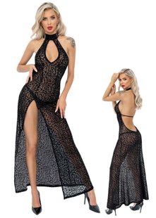 Платье длинное - F288 Noir Handmade Dress Long, размер S