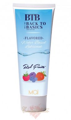 Water-based lubricant - BTB FLAVORED RED FRUITS (75 мл)