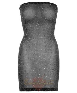 Bandeau dress with rhinestones - Leg Avenue Lurex rhinestone tube dress, with lurex, one size