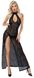 Long sexy dress - F288 Noir Handmade Dress Long, size S