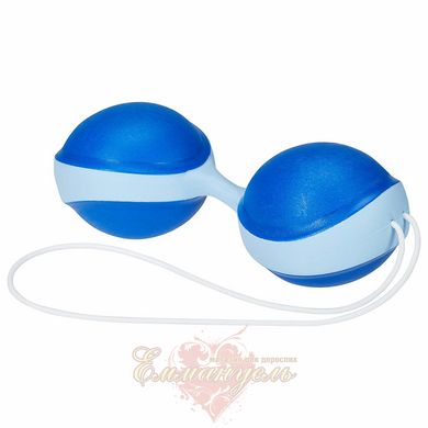 Вагинальные шарики - Amor Gym Balls, синий/голубой