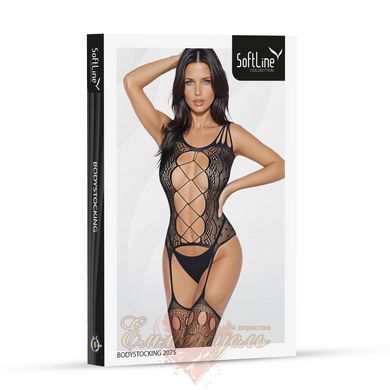 Бодистокинг bodystocking 2075, black, one size 5590207510 фото