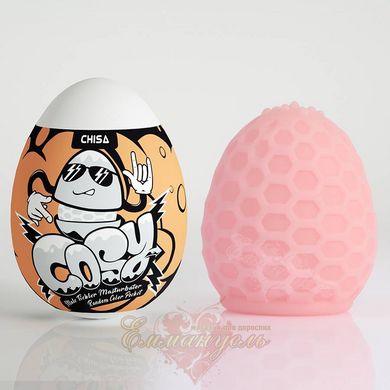 Masturbator egg - Chisa COZY Male tickler, Pink 6 x 5 cm