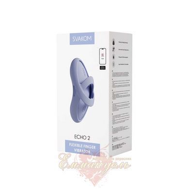 Svakom Echo 2 Sky Blue &ndash; clitoral vibrator with heating and app control SX2448 &mdash; photos