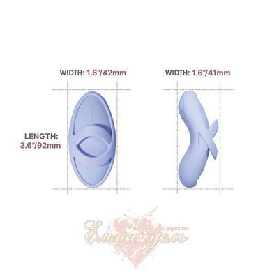 Svakom Echo 2 Sky Blue &ndash; clitoral vibrator with heating and app control SX2448 &mdash; photos