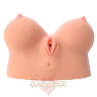 Мастурбатор у формі грудей - Kokos Juliana Breast з вібрацією 82163 фото