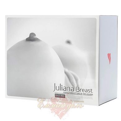 Мастурбатор у формі грудей - Kokos Juliana Breast з вібрацією 82163 фото