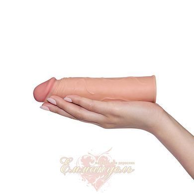 Pleasure X-Tender Realistic Penis Sleeve &ndash; Adds 1 Inch Length & 30% Girth, Flesh Tone 6452LVTOY051 &mdash; photos