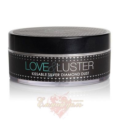 Shimmering body powder - Sensuva Love & Luster Kissable Diamond Dust (50 ml) edible, sugar free