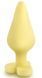 Anal plug - Play with Me Naughty Candy Heart Fill Me - Yellow T330544 - photos (2