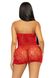 Міні-сукня зі стразами на бретелях - Leg Avenue Rhinestone halter mini dress OS Red
