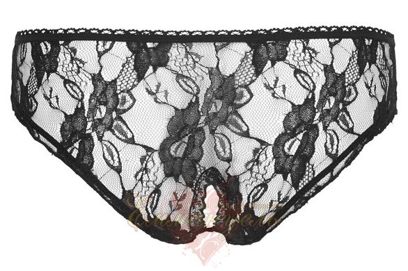 Женские трусики - 2310155 Crotchles Panties Black, XL