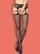 Чулки с поясом - Obsessive S232 Nero, One Size 410883 фото 1