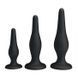 Anal cork - Pretty Love Begginer's Mini Anal Kit Black 6603BI0555 - photos (7