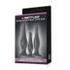 Anal cork - Pretty Love Begginer's Mini Anal Kit Black 6603BI0555 - photos (8