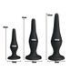 Anal cork - Pretty Love Begginer's Mini Anal Kit Black 6603BI0555 - photos (9