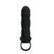 Nozzle on the member - Pretty Love 5,5 Inch Vibrating Penis Sleeve Black