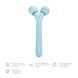 Электронный ультразвуковой ролик для массажа лица GESKE Sonic Facial Roller 4в1 turquoise HB0180 фото 3