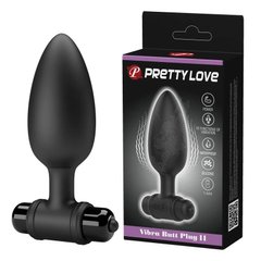 Анальна пробка - Pretty Love Vibro Butt Plug 2 Black