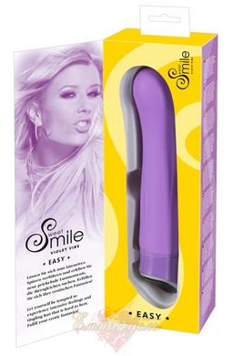 Classic vibrator - Smile Easy Vibe violet