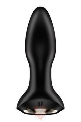 Anal smart vibrating plug with pearl massage Satisfyer Rotator Plug 2+ Black SO6279 &mdash; photos