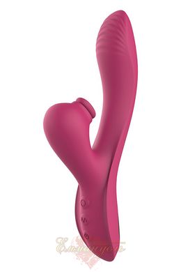 Вібратор кролик подвійної стимуляції - Dream Toys Dual G-Spot Vibe Essentials, рожевий