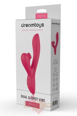 Вібратор кролик подвійної стимуляції - Dream Toys Dual G-Spot Vibe Essentials, рожевий