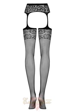 Панчохи з поясом - S500 Garter stockings Obsessive, One Size