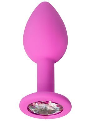 Анальний страз - ToDo by Toyfa Brilliant, силікон, рожевий, 7 см