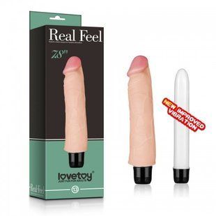 Realistic vibrator - Reel Feel Vibrator Flesh 7,8" 6452LVTOY031 &mdash; photos
