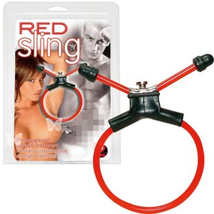 Эрекционная петля - Red Sling Penisring