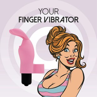 Вибратор на палец - FeelzToys Magic Finger Vibrator Pink