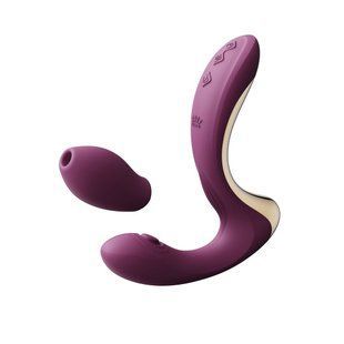 Вибратор-пульсатор с вакуумной насадкой Zalo Talis G-Spot Pulsewave Vibrator Velvet Purple SX0712 фото