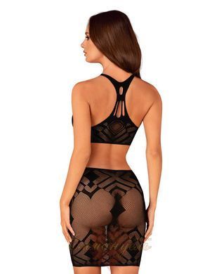 Obsessive K101 Erotic Transparent Lingerie Set &ndash; Top & Skirt, Mesh, Size S/L SO8191 &mdash; photos