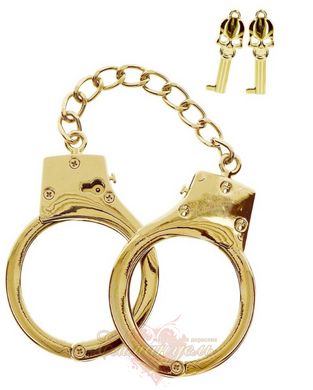 Наручники металеві - Taboom Gold Plated BDSM Handcuffs