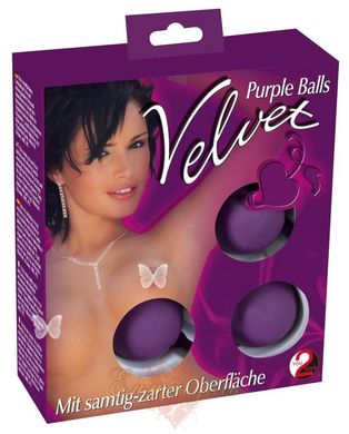 Вагінальні кульки - Velvet Balls Triple