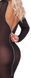 Sheer Black Cottelli Dress with Chains and Open Back, Knee-Length, S 27184801021 - photos (8