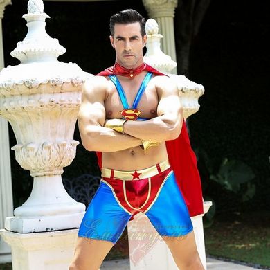 Men's Erotic costume - Superman 'Ready for anything Steve' S / M