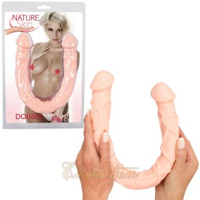 Double-sided dildo - Nature Skin Double Dong Skin