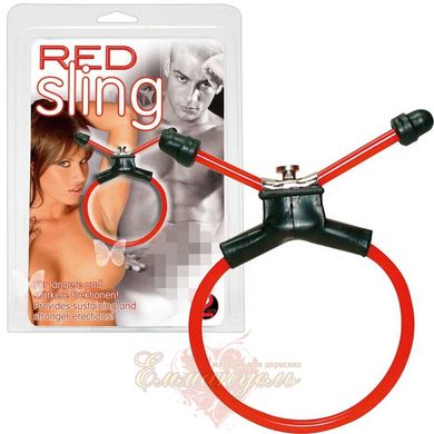Erection loop - Red Sling Penisring