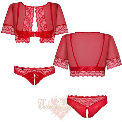 Set of linen - Lovica set Obsessive, red, S / M