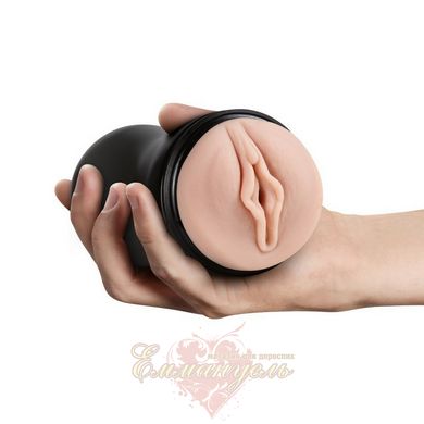 Мастурбатор-вагіна - M for Men - Soft and Wet - Pussy with Pleasure Orbs - Self Lubricating Stroker Cup - Vanilla