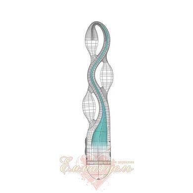 Pulsing vibrator with pulsation effect UPKO UEROS for three-dimensional stimulation, pink UP865740 &mdash; photos