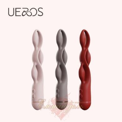 Pulsing vibrator with pulsation effect UPKO UEROS for three-dimensional stimulation, pink UP865740 &mdash; photos