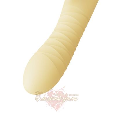 Pulsator vibrator with vacuum stimulation of the clitoris - Zalo ROSE Thruster Lemon Yellow