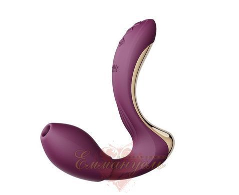 Вибратор-пульсатор с вакуумной насадкой Zalo Talis G-Spot Pulsewave Vibrator Velvet Purple SX0712 фото