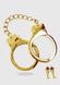 Metal Handcuffs - Taboom Gold Plated BDSM Handcuffs